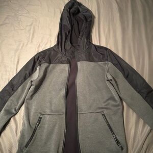 Under Armour Men's Charcoal and Black Windbreaker